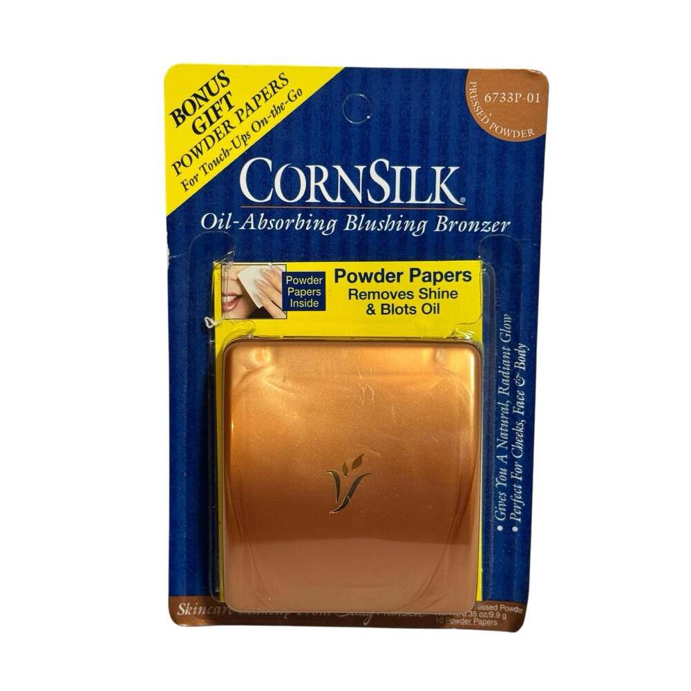 Vintage Cornsilk Oil Absorbing Blushing Bronzer, 6733P-01 Pressed Powder